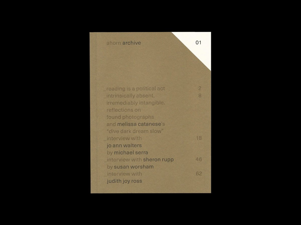Ahorn Archive 1